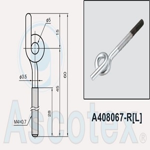 Đuôi dẫn hướng kim loại Ascotex Ascotex A408067-R[L] 